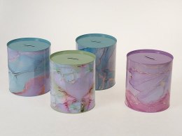 Skarbonka 15cm marmur metal Adar (610842)