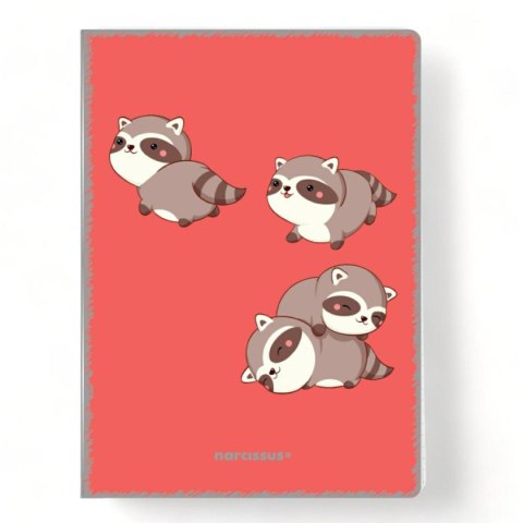 Zeszyt A4 PP Kawaii 32k. 80g linia kolor Narcissus