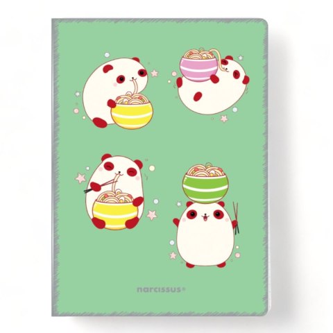 Zeszyt A4 PP Kawaii 60k. 80g krata Narcissus