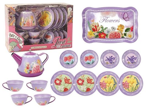 Artykuły kuchenne zestaw do herbaty metalowy Adar (632615)