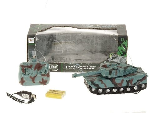 Czołg na radio, ładowarka USB, światło, dźwięk Adar (549517)