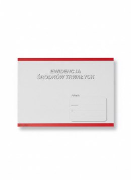 Druk offsetowy Ewidencja środków trwałych A4 Stolgraf (P7)