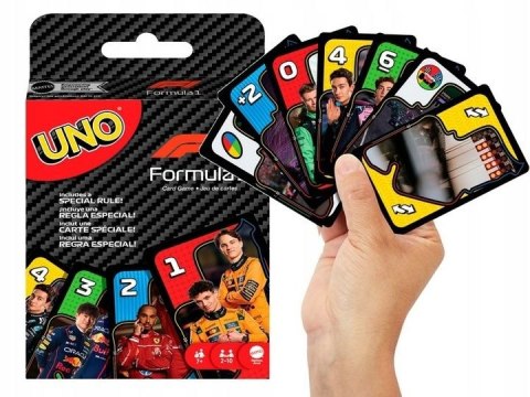 Gra karciana Uno Formuła 1 Mattel (JMF10)