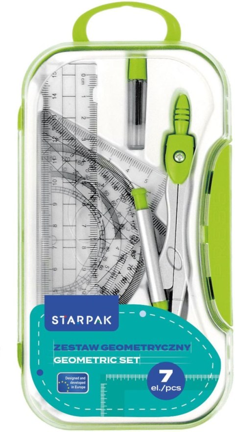 Komplet geometryczny 7 el. Starpak (560249)