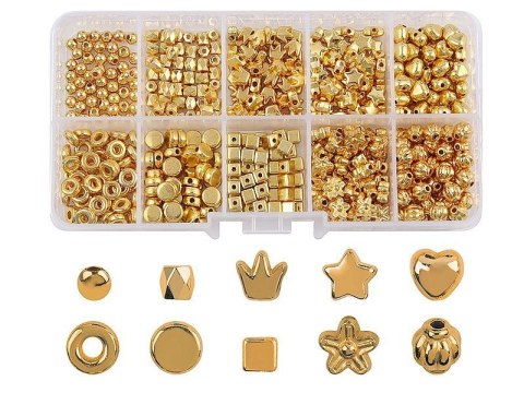 Koraliki dla dziewczynki do nawlekania, do tworzenia bransoletek Adar (632547)