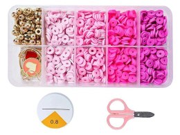 Koraliki dla dziewczynki do nawlekania, do tworzenia bransoletek Adar (632738)