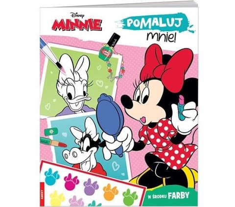 Książka dla dzieci Minnie. Pomaluj mnie! Ameet (MAK 9103)