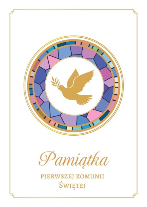 Książka dla dzieci Pamiątka Pierwszej Komunii Świętej Zielona Sowa