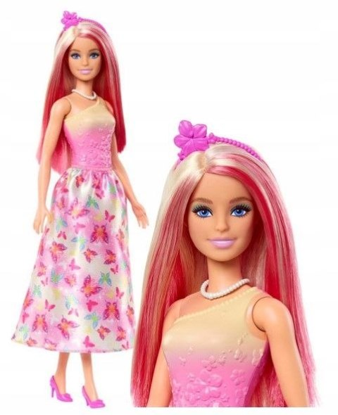 Lalka Księżniczka różowa [mm:] 290 Barbie (HRR08)