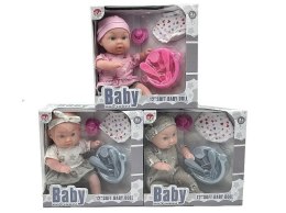 Lalka bobas z akcesoriami do karmienia, z dźwiękiem [mm:] 300 Adar (602908)