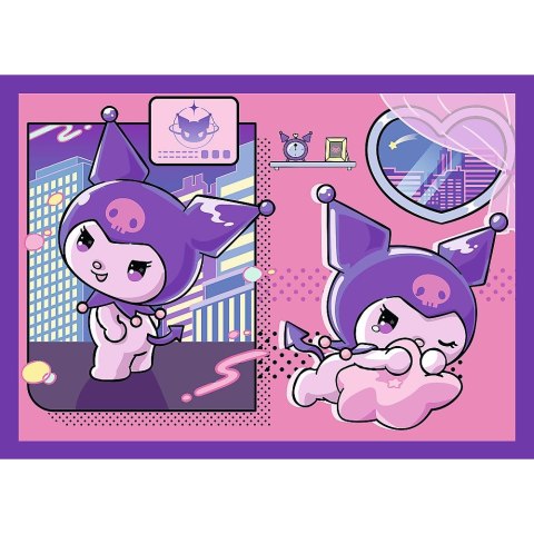 Puzzle Hello Kitty Dzień Kuromi 4w1 el. Trefl (34676)