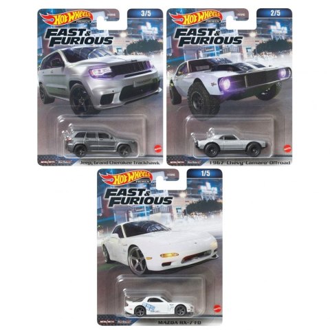 Samochód SZYBCY I WCIEKLI MIX Hot Wheels (HNW46)