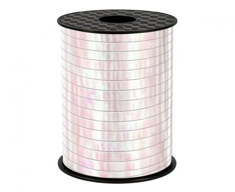 Wstążka opalizująca 5x458 [mm x m] biała Godan (GT-5IP11)