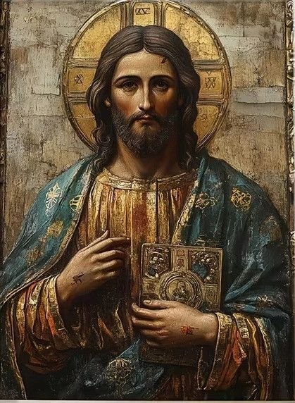 Zestaw kreatywny Diamentowa mozaika Jezus Ikona 40x30cm Norimpex (NO-2003030)