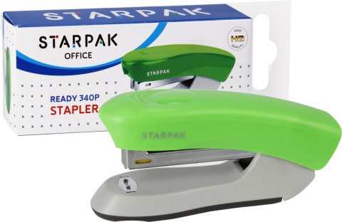 Zszywacz zielony metaliczny 12k (521072) Starpak