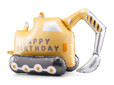 Balon foliowy stojący Koparka, mix, 49x76,5 cm Partydeco (FB237)