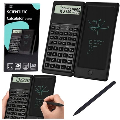 Kalkulator naukowy Biurowy Z Tablicą LCD Tablet Graficzny Rysik 10 Cyfr Lean (30705)