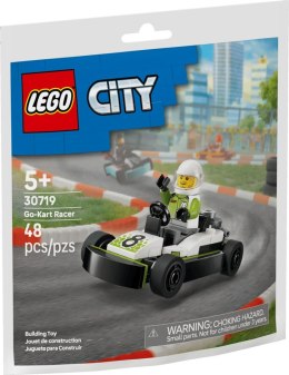 Klocki konstrukcyjne City Gokart wyścigowy Lego (30719)