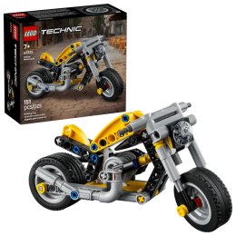 Klocki konstrukcyjne Technic Żółty motocykl Lego (42225)