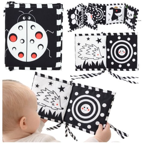 Książeczka edukacyjna Rozkładana Książeczka Mata 2w1 Edukacyjna Kontrastowa Dwustronna Lean (29109)