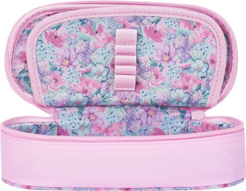 Piórnik flowers różowy Oxford (400182137)