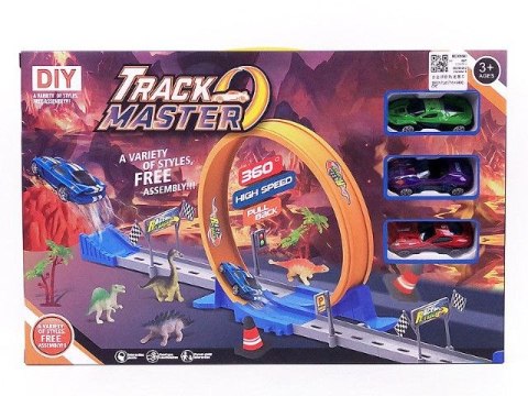 Tor wyścigowy z metalowymi autami Bigtoys (BA4810)