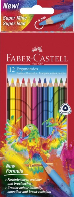 Kredki ołówkowe Ergonomics 12 kol. Faber Castell (116512 FC)