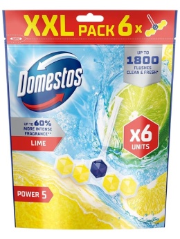 Domestos Power 5 Lime Kostka WC XXL 6x50g