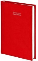 Kalendarz nauczyciela książkowy (terminarz) Vivella czerwony A5 143mm x 204mm Wokół Nas (A5DN076B)