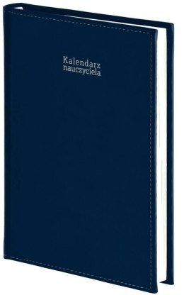 Kalendarz nauczyciela książkowy (terminarz) Vivella granatowy A5 143mm x 204mm Wokół Nas (A5DN076B)