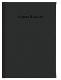 Kalendarz nauczyciela książkowy (terminarz) akademicki Vivella czarny A5 143mm x 204mm Wokół Nas (A5TA071B)