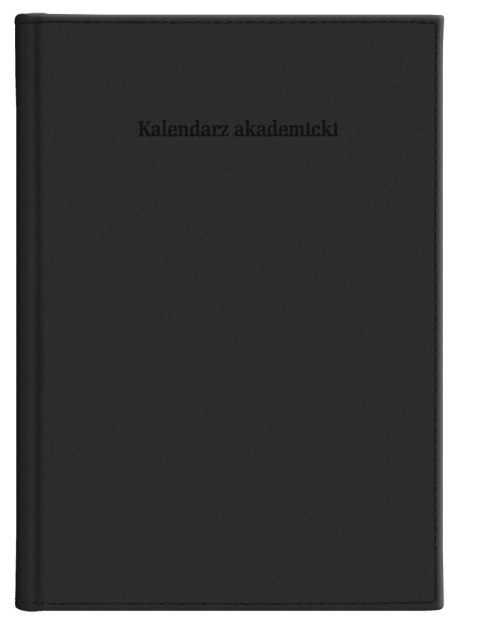 Kalendarz nauczyciela książkowy (terminarz) akademicki Vivella czarny A5 143mm x 204mm Wokół Nas (A5TA071B)