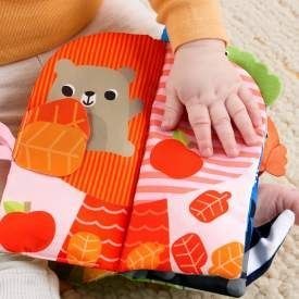 Książeczka edukacyjna Miękka książeczka sensoryczna - Pory roku Fisher Price (JKP53)
