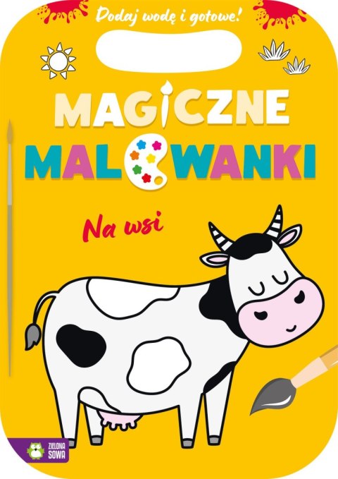 Książka dla dzieci Magiczne malowanki. Na wsi Zielona Sowa