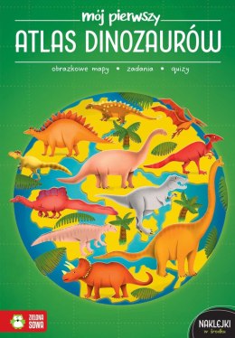 Książka dla dzieci Mój pierwszy atlas dinozaurów Zielona Sowa