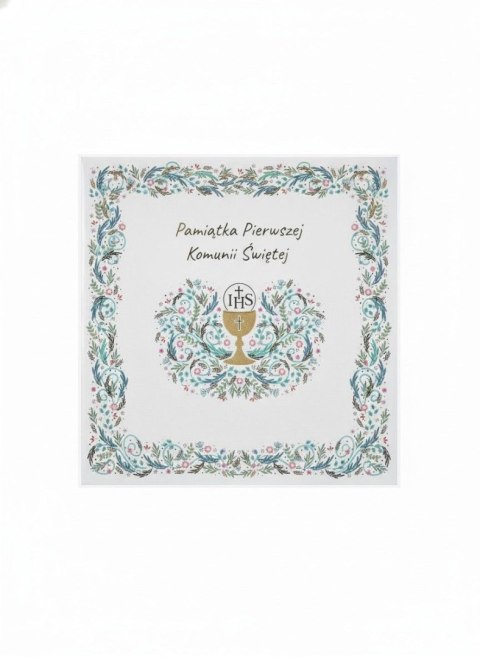Pamiątka z komunii świętej KWD komunijna pattern IHS Henry (9788368335095)
