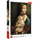 Puzzle Dama z kotem 1000 el. Trefl (10663)