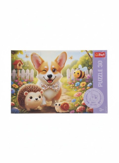 Puzzle Dzień z Corgim 30 el. Trefl (18347)