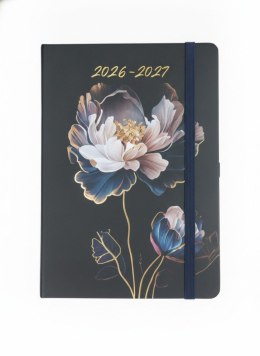 Kalendarz książkowy (terminarz) TNS 18 miesięczny B6 Antra (Orchidea)