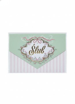 Kartka składana A5 Koperta A5 ŚLUB pistacja Henry (5908451984458)