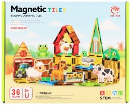 Klocki magnetyczne farma 36el Mega Creative (589647)