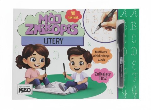 Książeczka edukacyjna Mój znikopis. Litery Niko