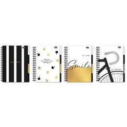 Notes (notatnik) B5 BLACK&WHITE 96k. krata Rexus (115322)