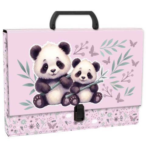 Teczka z szerokim grzbietem na klips Panda A4 mix Derform (TTRPA11)