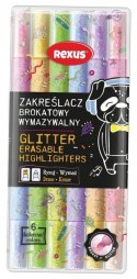 Zakreślacz Teens wymazywalne wkład mix Rexus (63247)