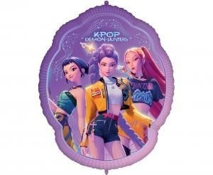Balon foliowy K-POP DEMON HUNTERS 100x73 cm Godan (98811)