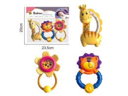 Grzechotka ZESTAW 3SZT Bigtoys (BG8013)