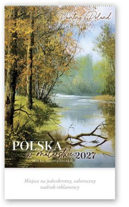 Kalendarz ścienny MALARSTWO IMPRESJONISTÓW 13-planszowe 320mm x 470mm Lucrum (RW09)
