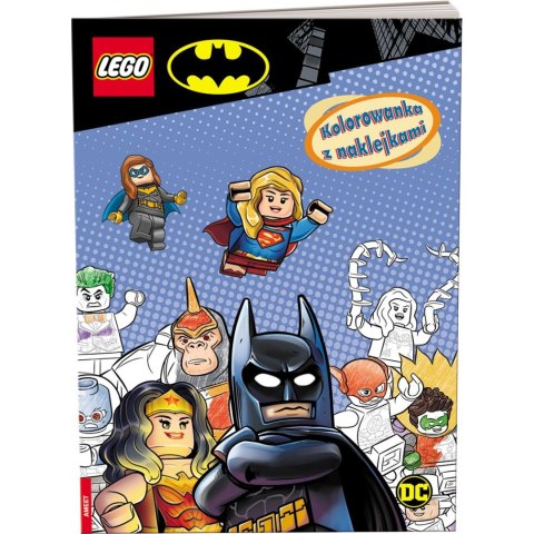 Książka dla dzieci LEGO? Batman?. Kolorowanka z Naklejkami Ameet