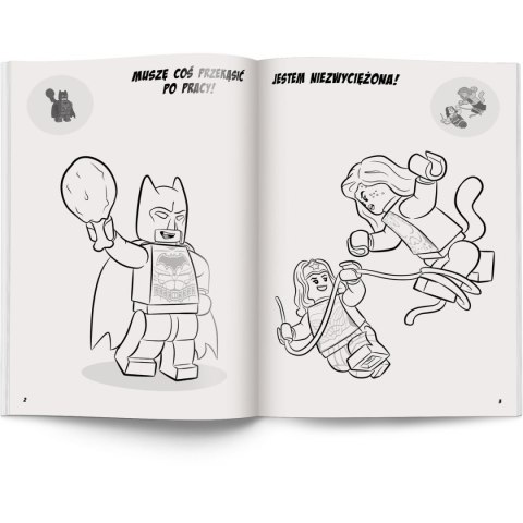Książka dla dzieci LEGO? Batman Kolorowanka z naklejkami Ameet (NA-6450)